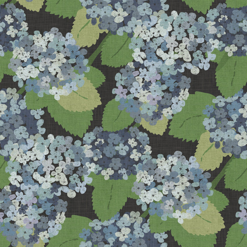 Hydrangea Blossoms — Denim Blue