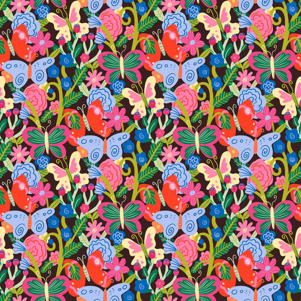 Bold Butterflies and Blooms — Multi