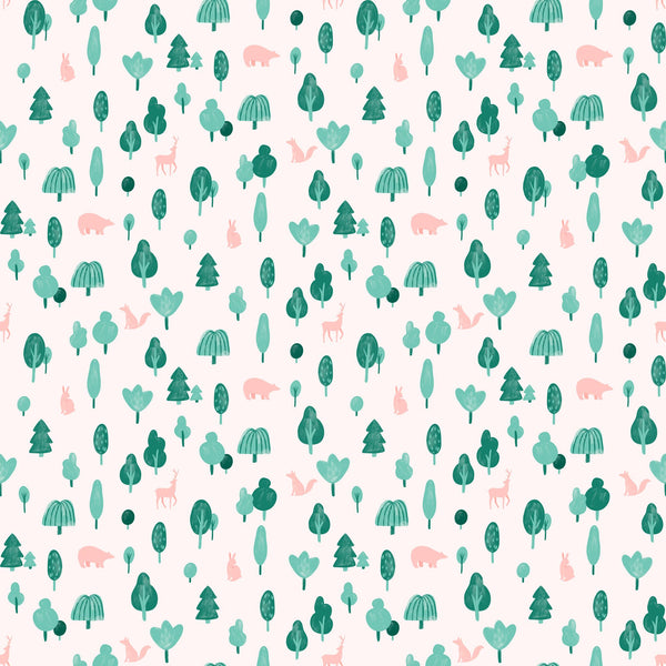 Minimal Woodland Forest — Cream