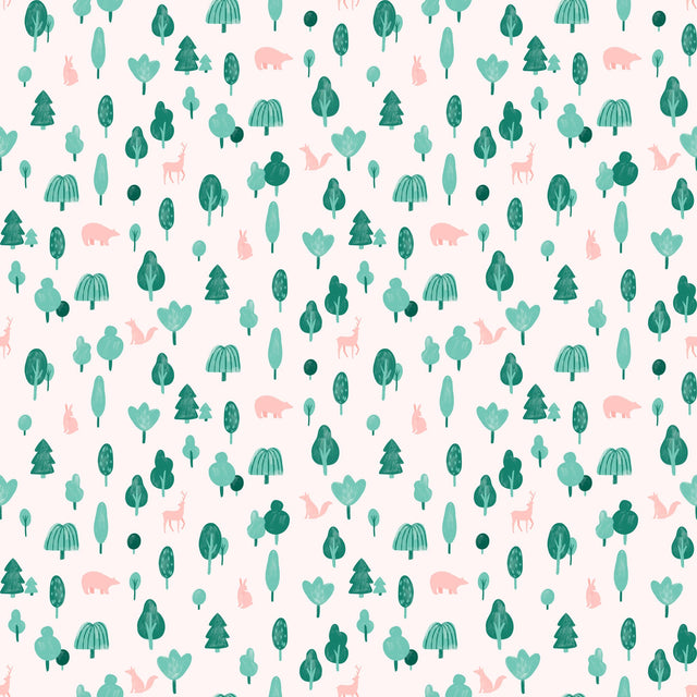 Minimal Woodland Forest — Cream