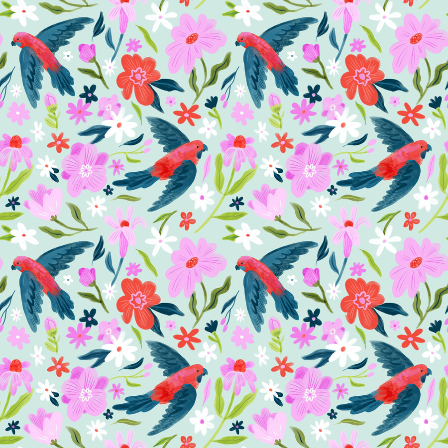 Crimson Rosella Florals