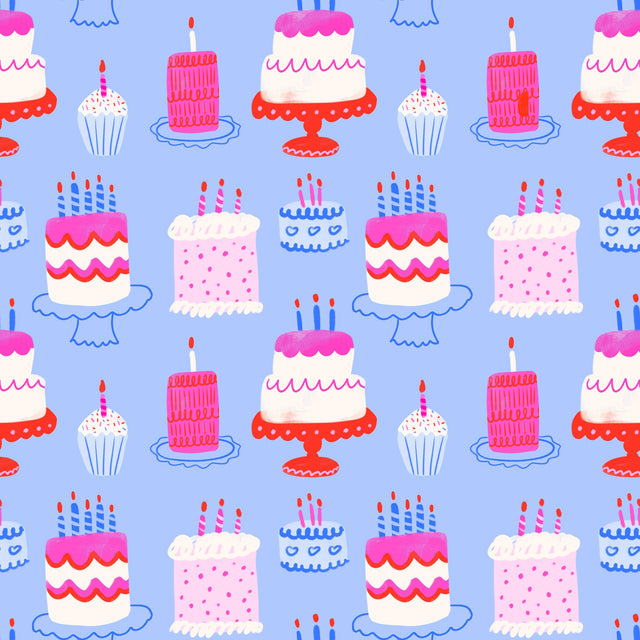 Birthday Cakes — Blue