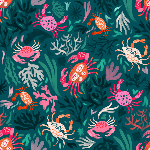 Crabs and Coral — Deep green