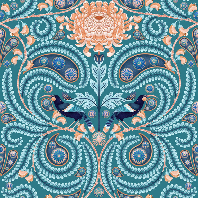 Huia & Chrysanthemum — Teal