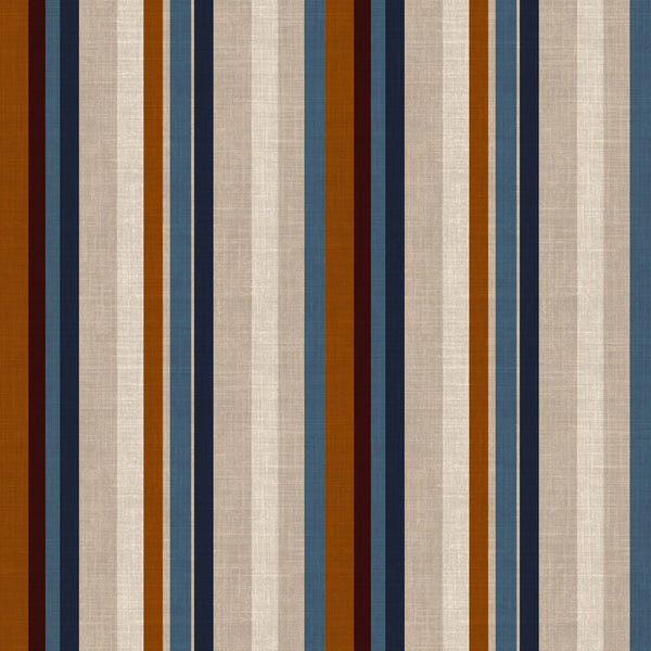Coordinating stripes for woodland animals± — Beige blue brown  rust