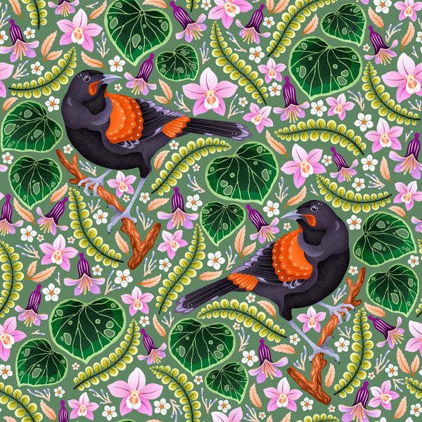 Sassy Saddleback — Jewel Green
