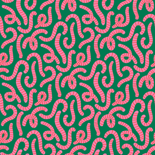 Earthworm Squiggles — Green