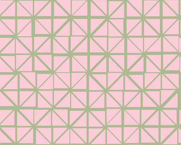 Triangle Play — Pink and Green