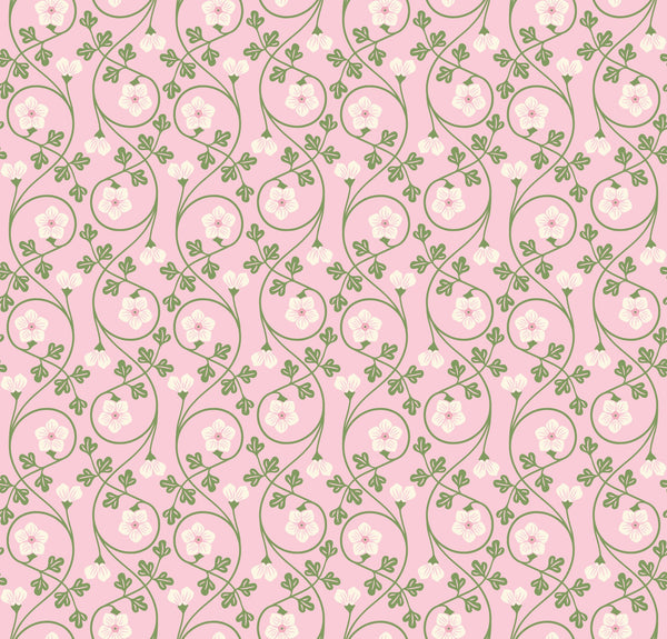 Pink and green