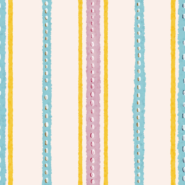 Cameo Pink, Aqua Blue, Golden Ochre