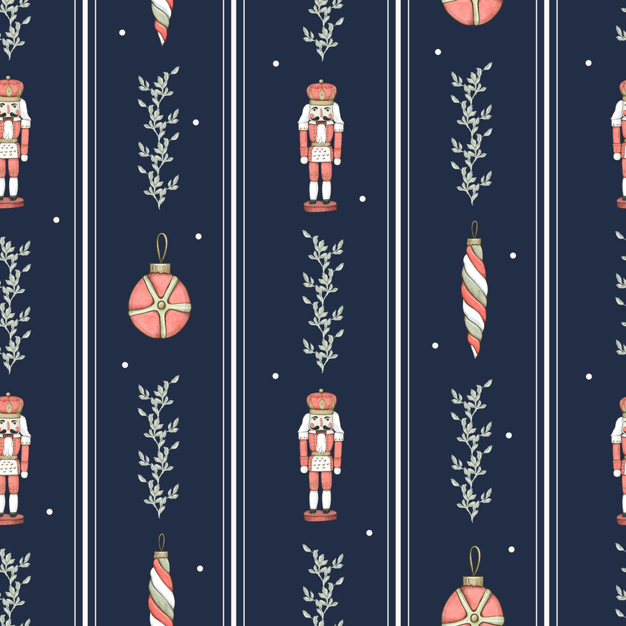 Nutcracker Christmas Stripes