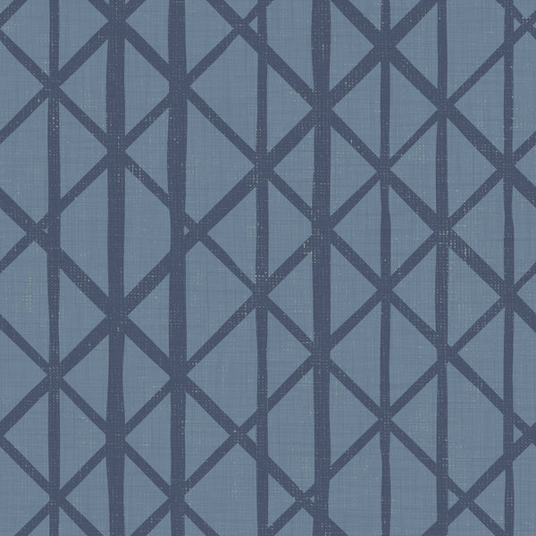 Organic Lattice — Denim Blue