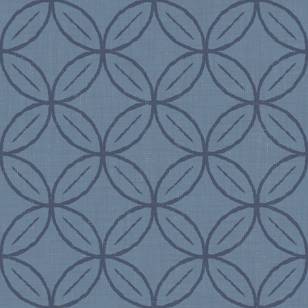 Garden Loop | Interlocking Circles — Denim Blue