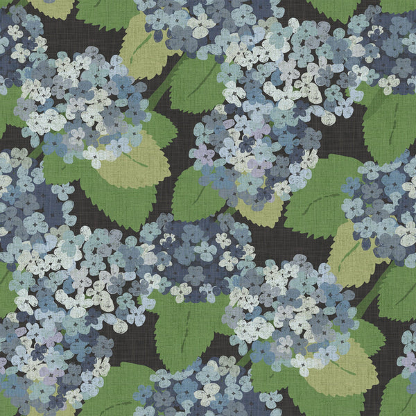 Hydrangea Blossoms — Denim Blue