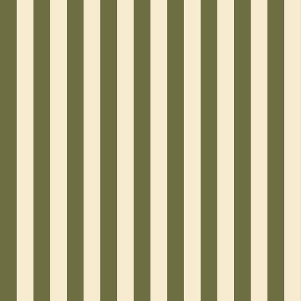 Cream & Olive Green