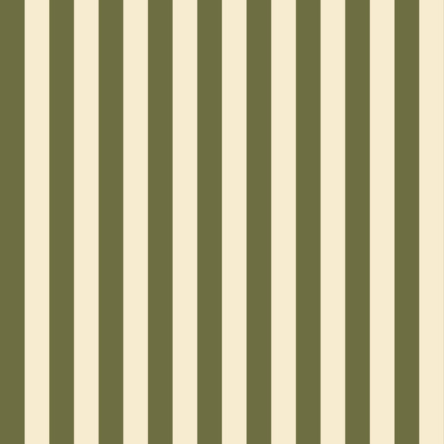 Cream & Olive Green