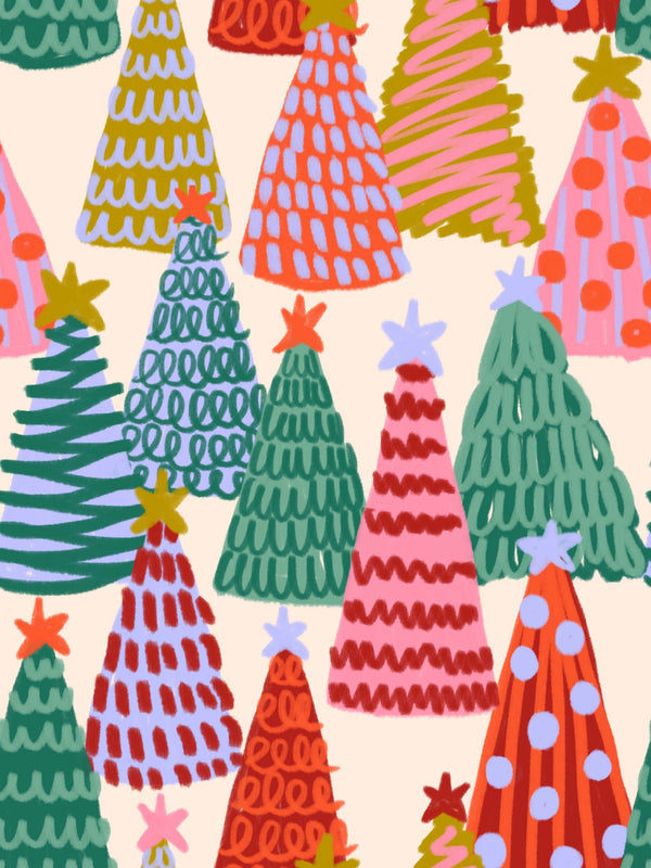 Pink Red and Green