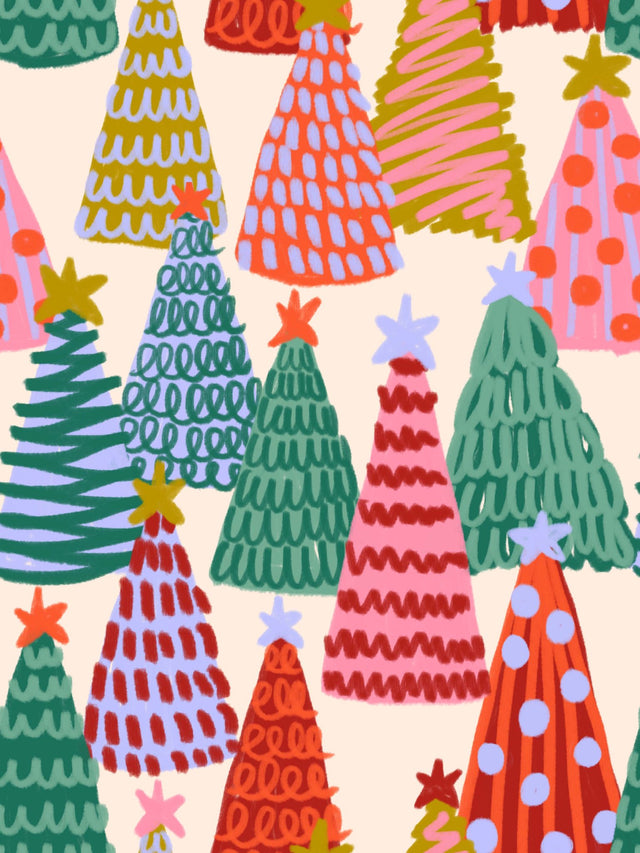 Pink Red and Green