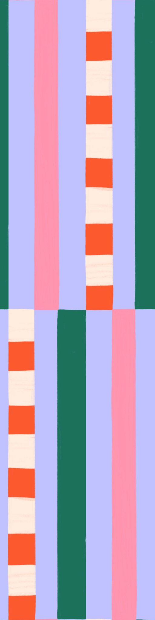 Lavender Pink and Emerald