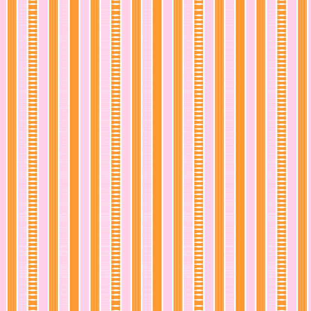 orange, pink, white