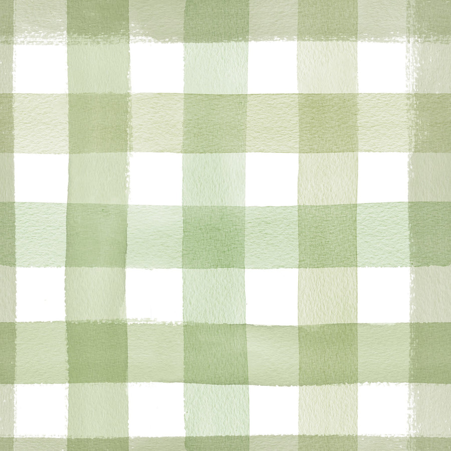 Gingham watercolor