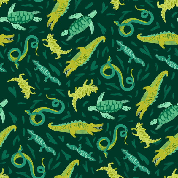 Native Australian Animals: Reptiles — Dark Green