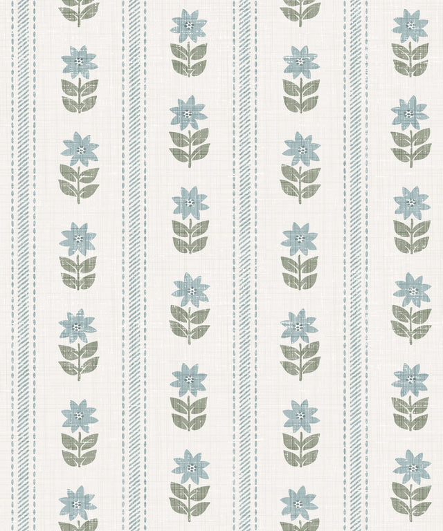 Provençal Blue and Sage Green