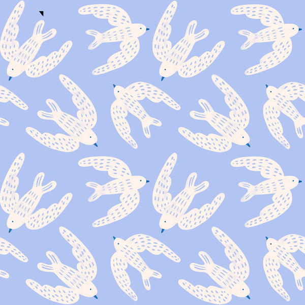 White Doves — Sky Blue